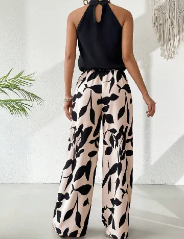 Compleu SHEIN, negru/crem Negru