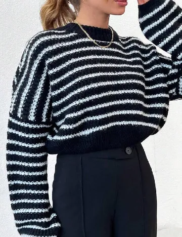 Pulover SHEIN, negru Negru