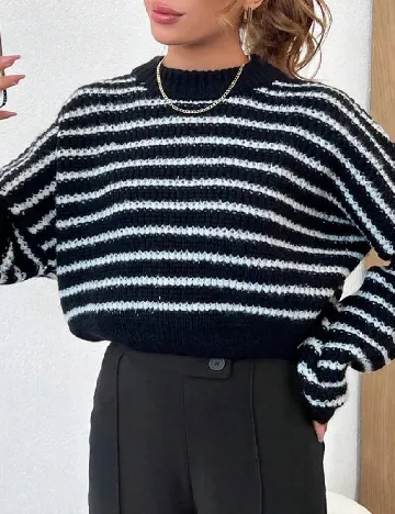 Pulover SHEIN, negru Negru
