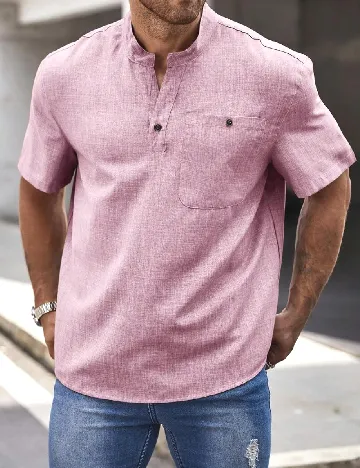 Camasa SHEIN Plus Size Men, roz Roz
