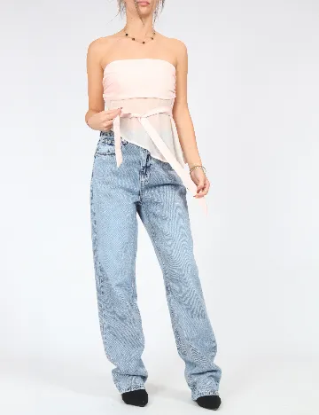 Top SHEIN, piersica Roz