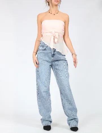 Top SHEIN, piersica Roz