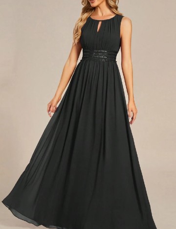 Rochie lunga Ever-Pretty, negru