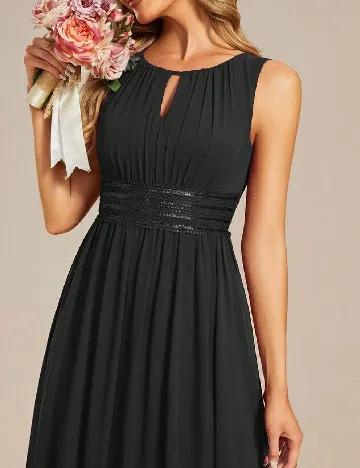 Rochie lunga Ever-Pretty, negru Negru