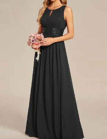 Rochie lunga Ever-Pretty, negru Negru