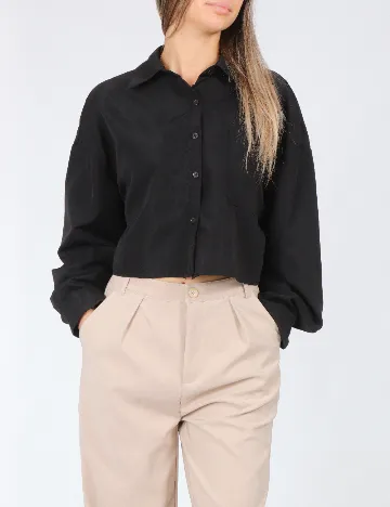 Camasa SHEIN, negru Negru