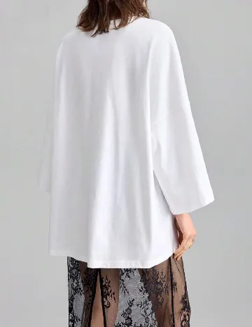 Bluza SHEIN, alb Alb
