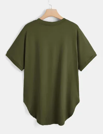 Tricou SHEIN CURVE, verde Verde