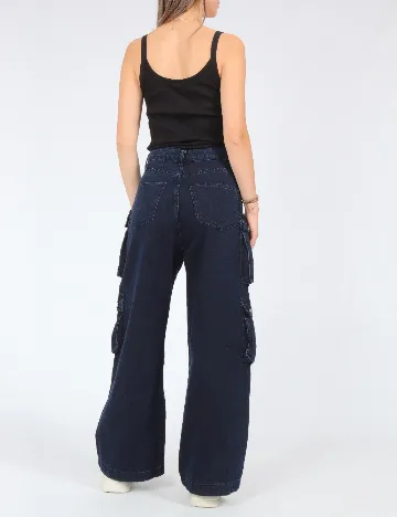 Blugi SHEIN, bleumarin Albastru