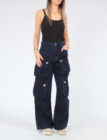 Blugi SHEIN, bleumarin Albastru