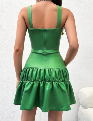 Rochie scurta SHEIN, verde