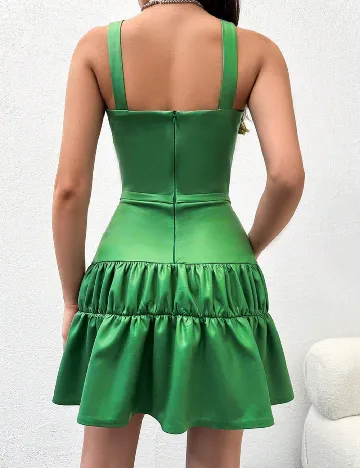 Rochie scurta SHEIN, verde Verde
