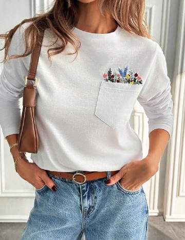 Bluza SHEIN, alb