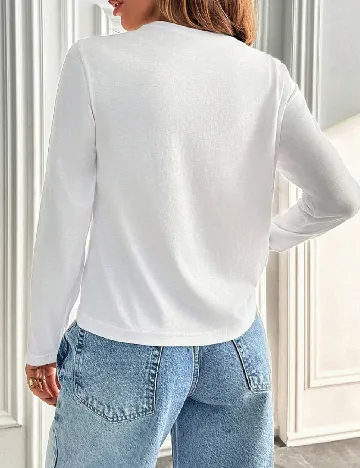 Bluza SHEIN, alb Alb