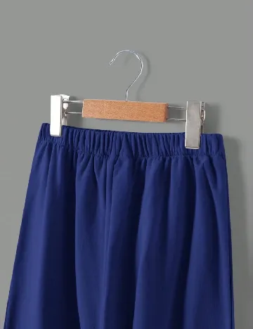 Compleu Shein Kids, alb/albastru Albastru