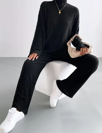 Compleu SHEIN, negru Negru