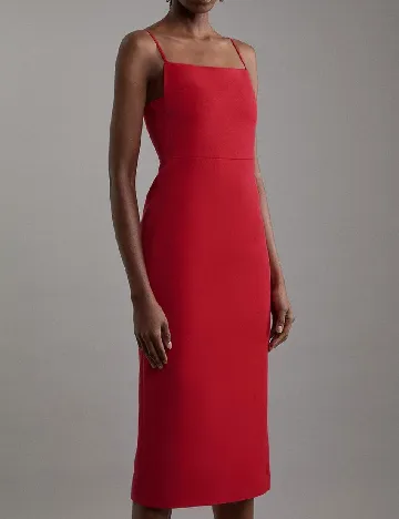 Rochie medie Karen Millen, rosu Rosu