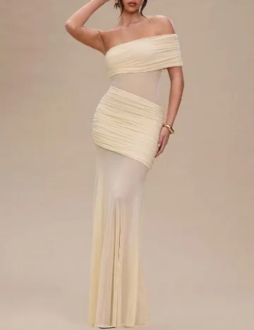 Rochie lunga SHEIN, crem Crem