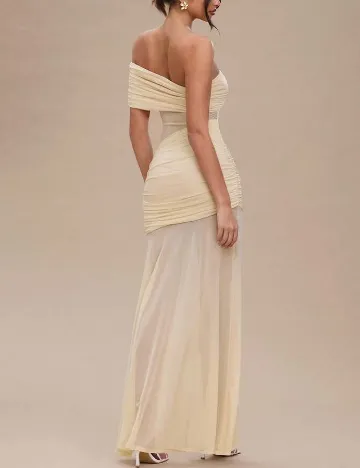 Rochie lunga SHEIN, crem Crem