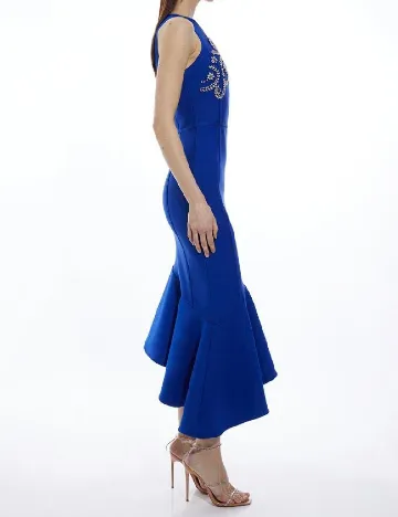 Rochie medie Karen Millen, albastru Albastru