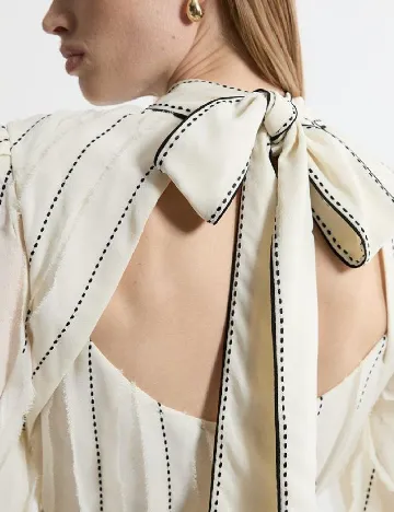 Rochie lunga Karen Millen, ecru Alb