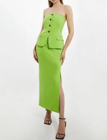 Rochie lunga Karen Millen, verde