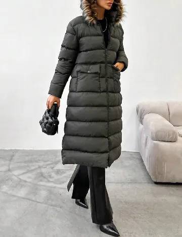 Geaca SHEIN, verde Verde