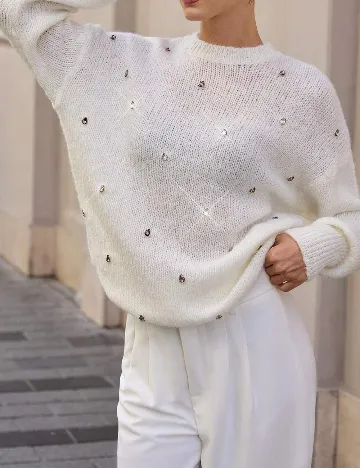 Bluza SHEIN, alb Alb