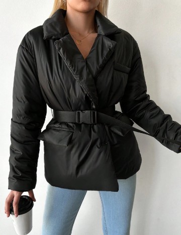 Geaca SHEIN, negru