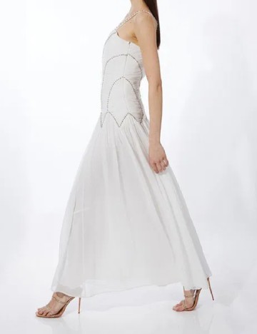 Rochie lunga Karen Millen, alb