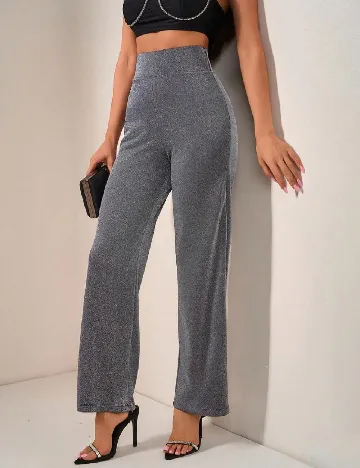 Pantaloni SHEIN, argintiu Gri
