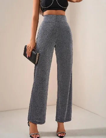 Pantaloni SHEIN, argintiu Gri