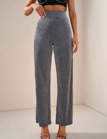 Pantaloni SHEIN, argintiu Gri