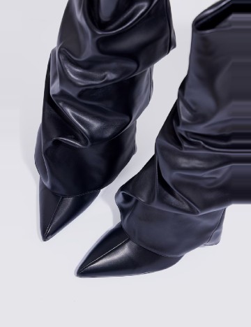 Cizme PrettyLittleThing, negru