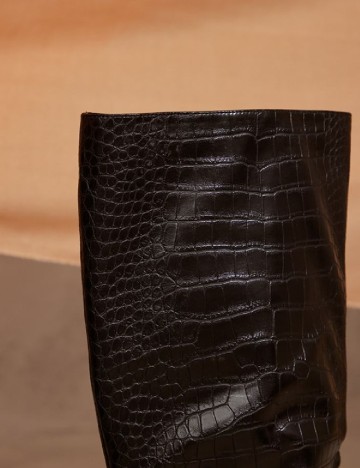 Cizme PrettyLittleThing, negru
