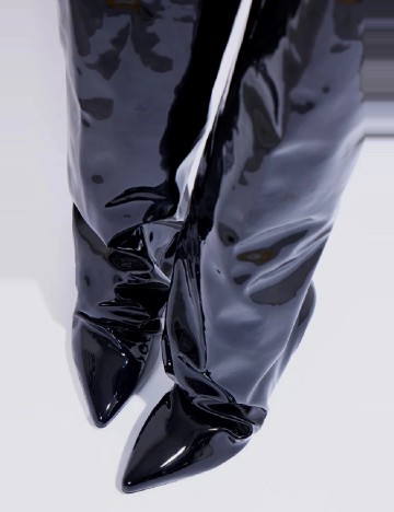 Cizme PrettyLittleThing, negru