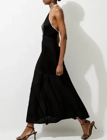 Rochie lunga Karen Millen, negru Negru