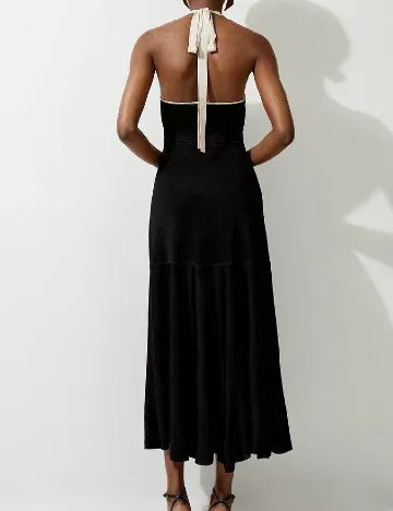 Rochie lunga Karen Millen, negru Negru