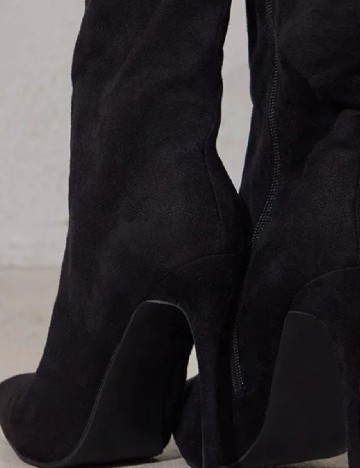 Cizme Pretty Lavish, negru
