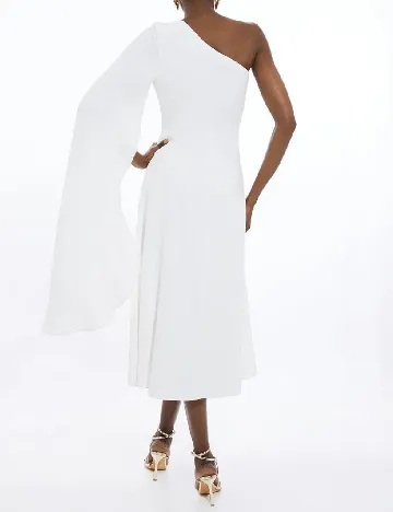 Rochie medie Karen Millen, alb Alb