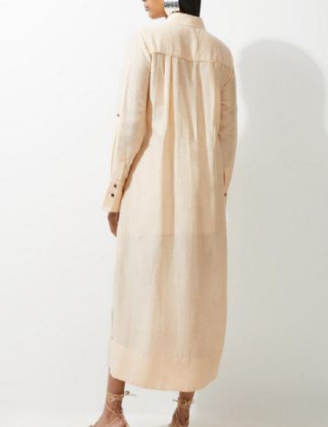 Rochie medie Karen Millen, crem