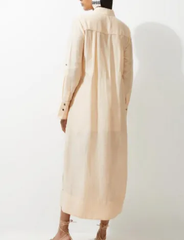 Rochie medie Karen Millen, crem Crem