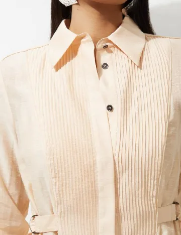Rochie medie Karen Millen, crem Crem