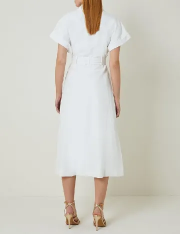 Rochie medie Karen Millen, alb Alb