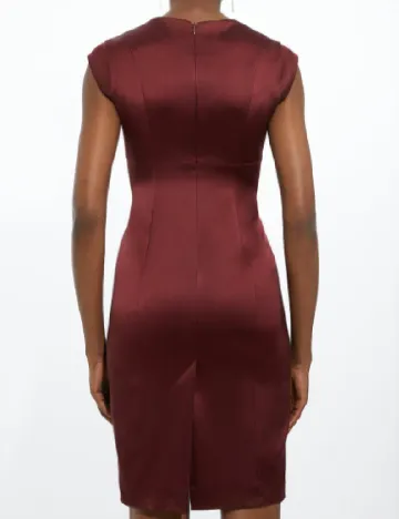 Rochie scurta Karen Millen, visiniu Rosu