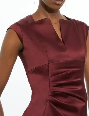 Rochie scurta Karen Millen, visiniu Rosu