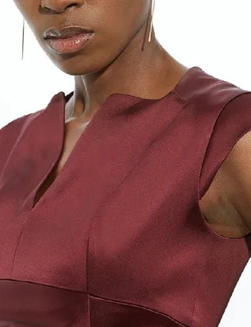 Rochie scurta Karen Millen, visiniu Rosu
