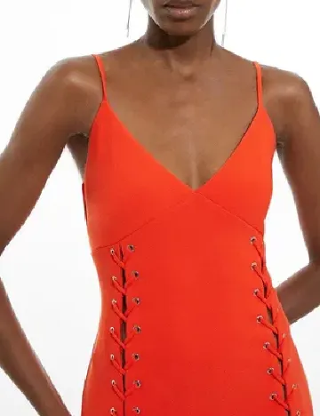 Rochie medie Karen Millen, portocaliu Portocaliu