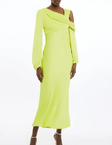 Rochie lunga Karen Millen, verde Verde