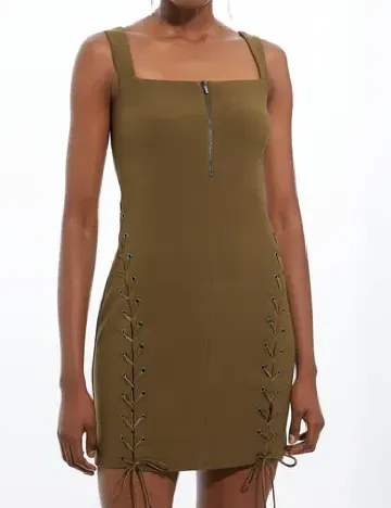 Rochie scurta Karen Millen, verde Verde